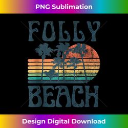 Folly Beach South Carolina Summer Vacation Vintage - Exclusive Sublimation Digital File
