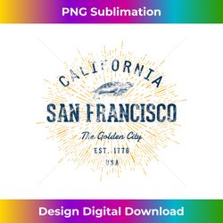 Vintage Retro San Francisco - PNG Transparent Sublimation File