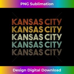 Vintage Kansas City 80s Retro Style - Artistic Sublimation Digital File