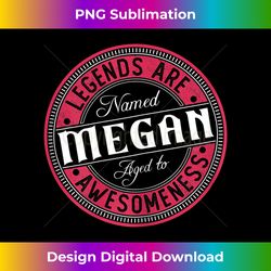 Megan Legends are named Megan - Unique Sublimation PNG Download