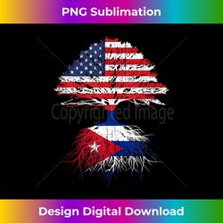 Cuban Roots Cuban American Shirt Cuba Flag Naturalization Tank Top - Professional Sublimation Digital Download