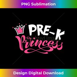Pre-K Princess Trendy Back To School Preschool Girls - PNG Transparent Digital Download File for Sublimation