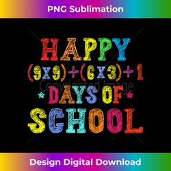 Happy 100 Days Of School Math Formula 100th Day Teacher - PNG Transparent Sublimation Design