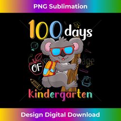 100 Days Of Kindergarten Koala 100th Day School Kindergarten - Instant PNG Sublimation Download