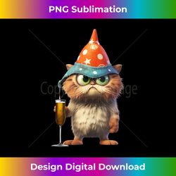 Birthday Kitten Party Cat Celebration Purr Partying Tank Top - High-Resolution PNG Sublimation File