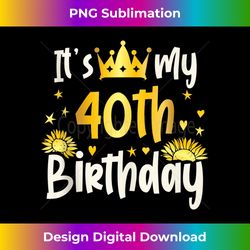 40 Year Old Birthday Squad It's My 40th B-Day Party Crow - Bohemian Sublimation Digital Download - Immerse in Creativity