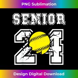 Senior 2024 softball Class Of 2024 Back To School Graduation - Classic Sublimation PNG File - Craft with Boldness and As