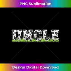 Cow Birthday Family Matching Fathers Day Uncle cow print - Crafted Sublimation Digital Download