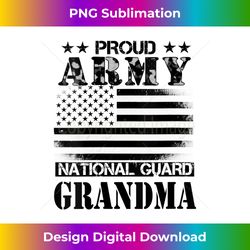 Womens Proud Army National Guard Grandma T-Shirt U.S. Military Gift V-Neck - PNG Transparent Digital Download File for S