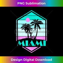 Miami Beach Souvenir Vintage 80s Vaporwave South Beach Tank Top - Professional Sublimation Digital Download