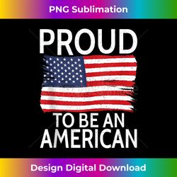 usa america independence proud to be an american tank top - png transparent sublimation file
