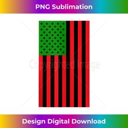 unia flag pan african american flag design juneteenth 1865 tank top - exclusive sublimation digital file