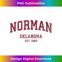 Norman Oklahoma OK Vintage Athletic Sports Tank Top - Exclusive PNG Sublimation Download