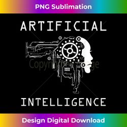 AI Developer Gift Artificial Brain Artificial Intelligence - Artistic Sublimation Digital File