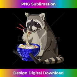 Japanese Noodles Kawaii Ramen Bowl Funny Raccoon Tank Top 1 - Decorative Sublimation PNG File