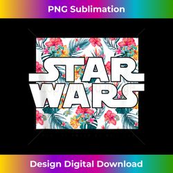 star wars may the force be with you floral box logo tank top 2 - trendy sublimation digital download