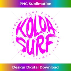 Koloa Surf Brush Logo Tank Top 1 - Elegant Sublimation PNG Download