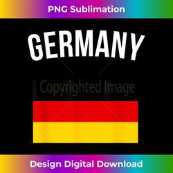 Germany T-shirt German Flag Tee Vacation & Travel Gift - PNG Transparent Digital Download File for Sublimation