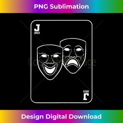 Joker Card Theatre Actor Tank Top 1 - Trendy Sublimation Digital Download
