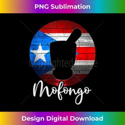 funny puerto rican food mofongo pilon puerto rico flag gift tank top - trendy sublimation digital download