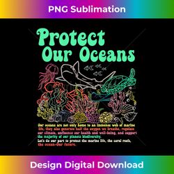 Respect The Locals, Protect Our Oceans Shark Surfing (Back) - Stylish Sublimation Digital Download