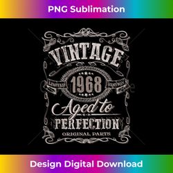 54th Birthday Vintage 1968 Aged 54 years old party - Artistic Sublimation Digital File