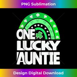 One Lucky Auntie Rainbow St Patricks Day Aunt Funny Irish 1 - Premium Sublimation Digital Download