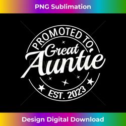 Promoted To Great Auntie 2023 Soon To Be Aunt Pregnancy 1 - Instant PNG Sublimation Download