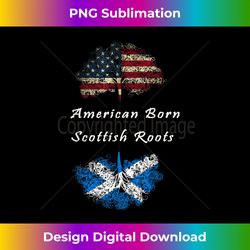 American born, Scottish roots ancestry - Retro PNG Sublimation Digital Download
