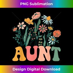 new aunt wildflower first birthday & baby shower - trendy sublimation digital download
