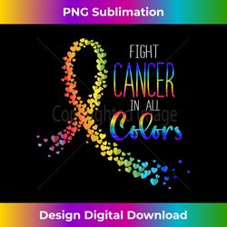cancer sucks in every color fighter fight support the cancer - sublimation-ready png file