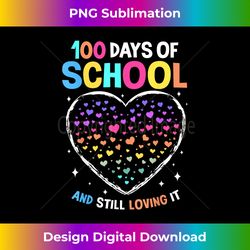 100th Day Of School Boys Girls 100 Days Of School Teacher - PNG Transparent Digital Download File for Sublimation