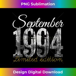 September 1994 Tee 29 Year Old Shirt 1994 29th Birthday Gift Tank Top - High-Quality PNG Sublimation Download