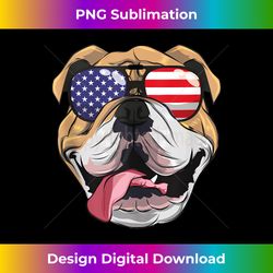 English Bulldog 4th Of July American Sunglasses USA Boys Men - Minimalist Sublimation Digital File - Infuse Everyday wit