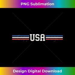 USA T Cool Patriotic American 4th of July - Contemporary PNG Sublimation Design - Elevate Your Style with Intricate Deta