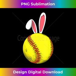Easter Softball Bunny Rabbit Ears For Mom Boys Softball - Luxe Sublimation PNG Download - Spark Your Artistic Genius