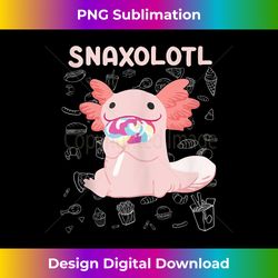 axolotl sweets lollipop snaxolotl kawaii axolotl tank top - chic sublimation digital download