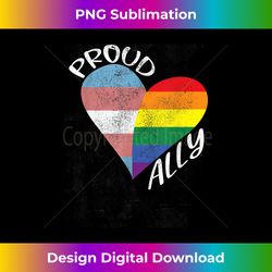 Proud Ally LGBT Heart Gay Pride Month - Premium PNG Sublimation File