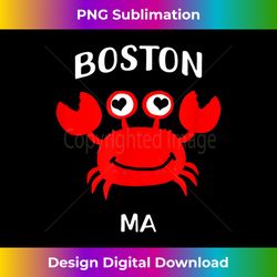 Boston Crab T-Shirt Massachusetts Kids Seafood Tee - Premium PNG Sublimation File