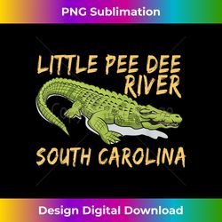 Little Pee Dee River South Carolina Alligator - Signature Sublimation PNG File