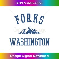 forks washington mountain graphic - vintage sublimation png download