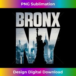 bronx nyc new york city skyline illustration graphic design long sleeve - trendy sublimation digital download