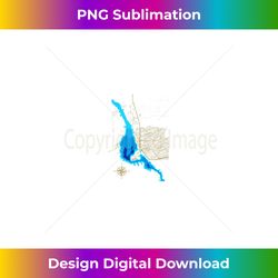 Lake Havasu Map - PNG Transparent Sublimation File