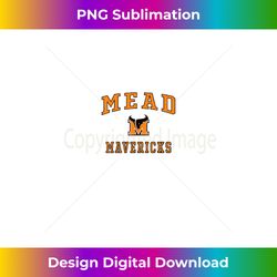 Mead High School Mavericks T-Shirt C1 - PNG Transparent Digital Download File for Sublimation