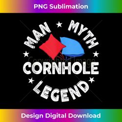 Man Myth Cornhole Legend Bean Bag Sack Toss Champion Summer Tank Top - PNG Sublimation Digital Download