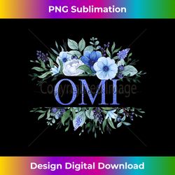 My Favorite People Call Me Omi Purple Wildflower - High-Quality PNG Sublimation Download