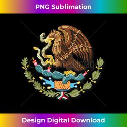 mexico independence eagle snake design cartoon mexican tank top - exclusive png sublimation download