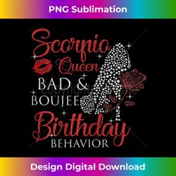Womens Scorpio Queen Bad Boujee Birthday Behavior Women High Heels 1 - Stylish Sublimation Digital Download