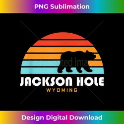 jackson hole wyoming bear mountains sunset - unique sublimation png download