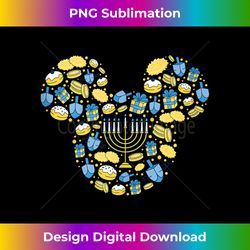 Disney Mickey Mouse Icon Hanukkah Chanukah Dreidel Menorah Tank Top - Exclusive Sublimation Digital File